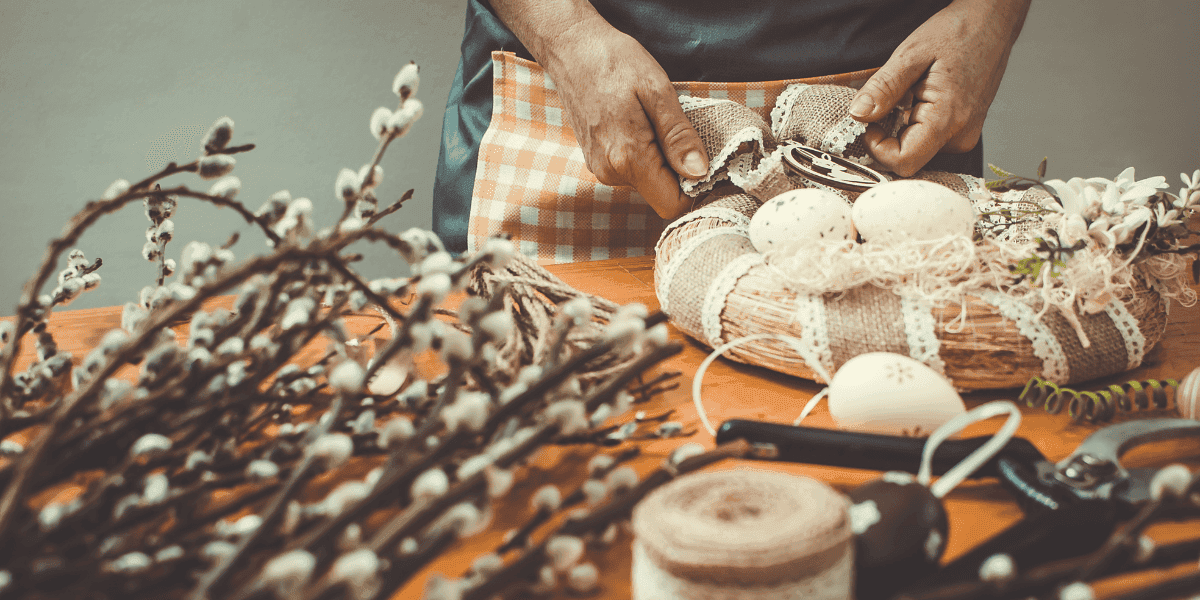 workshop pre seniorov - udrzatelne velkonocne dekoracie